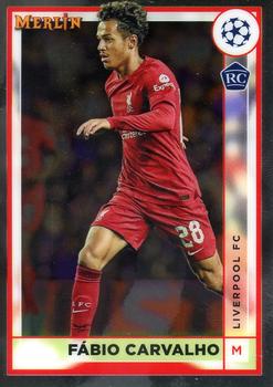 #90 Fábio Carvalho - Liverpool - 2022-23 Merlin Chrome UEFA Club Competitions Soccer