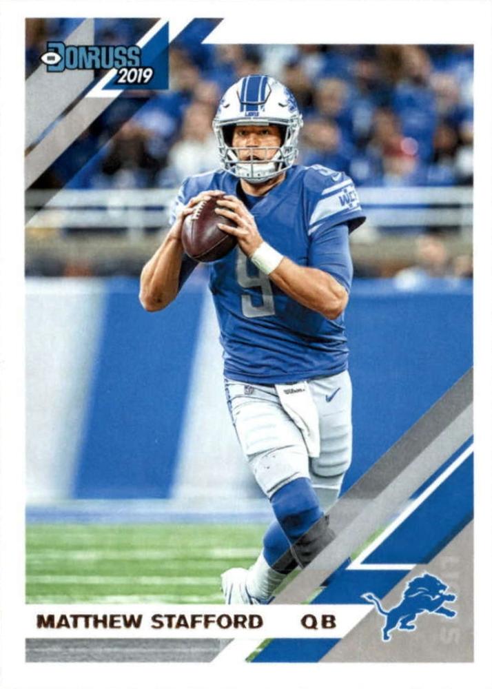 #90 Matthew Stafford - Detroit Lions - 2019 Donruss Football