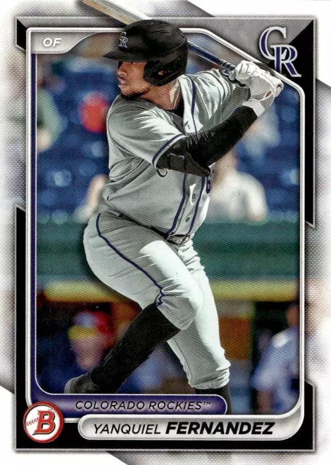 #BP-90 Yanquiel Fernandez - Colorado Rockies - 2024 Bowman - Prospects Baseball