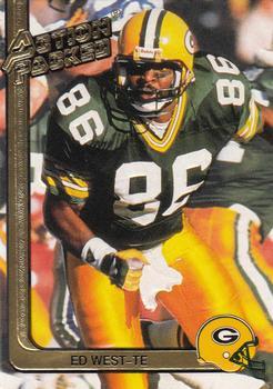 #90 Ed West - Green Bay Packers - 1991 Action Packed Football