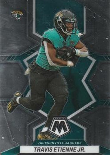 #90 Travis Etienne Jr. - Jacksonville Jaguars - 2022 Panini Mosaic Football
