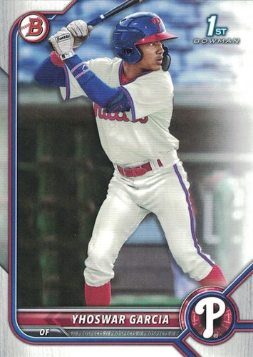 #BP-90 Yhoswar Garcia - Philadelphia Phillies - 2022 Bowman - Prospects Baseball