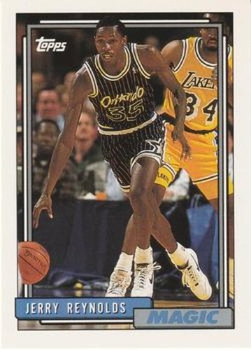 #90 Jerry Reynolds - Orlando Magic - 1992-93 Topps Basketball