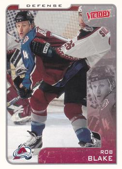 #90 Rob Blake - Colorado Avalanche - 2001-02 Upper Deck Victory Hockey