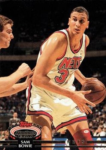 #91 Sam Bowie - New Jersey Nets - 1992-93 Stadium Club Basketball