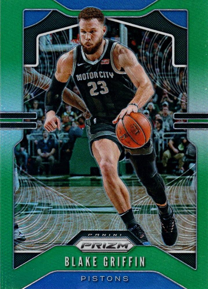 #91 Blake Griffin - Detroit Pistons - 2019-20 Panini Prizm - Prizms Green Basketball