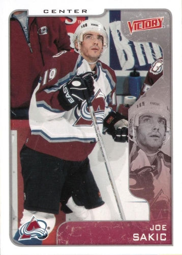 #91 Joe Sakic - Colorado Avalanche - 2001-02 Upper Deck Victory Hockey