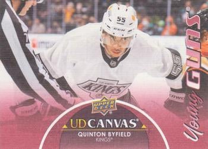#C91 Quinton Byfield - Los Angeles Kings - 2021-22 Upper Deck - UD Canvas Hockey