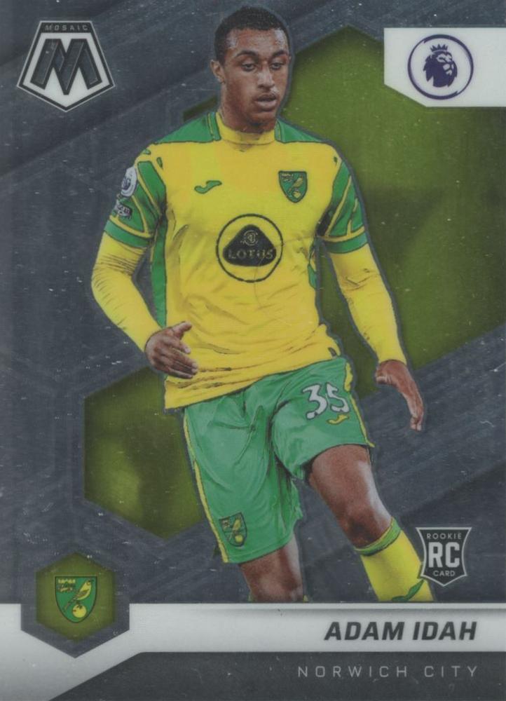 #91 Adam Idah - Norwich City - 2021-22 Panini Mosaic Premier League Soccer