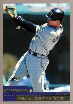 #91 Paul Sorrento - Tampa Bay Devil Rays - 2000 Topps Baseball