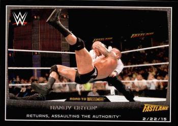 #91 Randy Orton - 2015 Topps WWE Road to Wrestlemania Wrestling