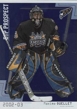 #91 Maxime Ouellet - Washington Capitals - 2002-03 Be a Player Between the Pipes Hockey