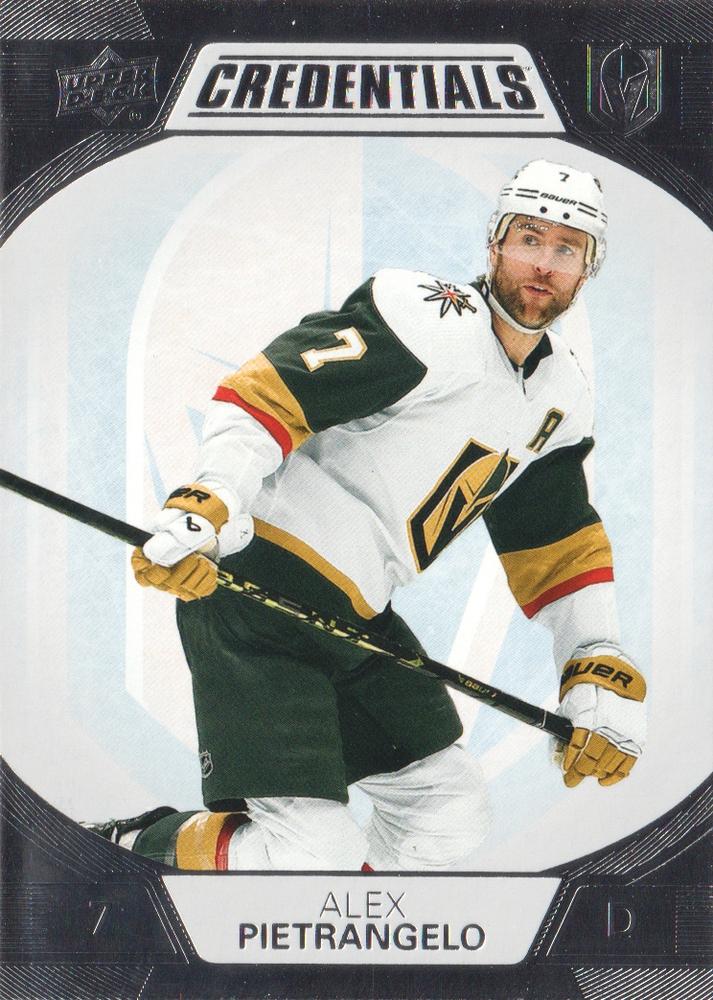 #91 Alex Pietrangelo - Vegas Golden Knights - 2022-23 Upper Deck Credentials Hockey
