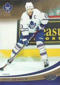 #91 Mats Sundin - Toronto Maple Leafs - 2006-07 Upper Deck Power Play Hockey