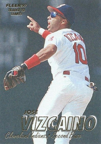 #91 Jose Vizcaino - San Francisco Giants - 1997 Fleer Baseball