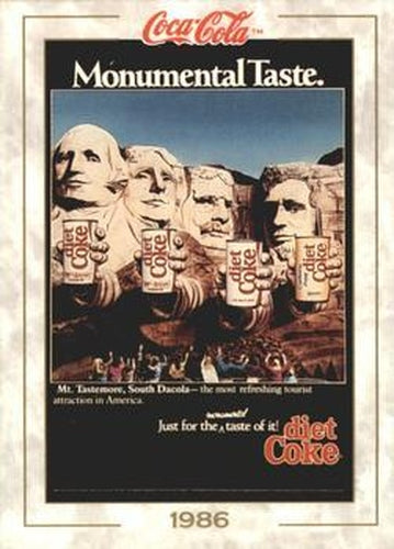 #91 Monumental Taste - 1993 Collect-A-Card Coca-Cola Collection Series 1