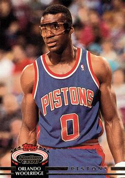 #92 Orlando Woolridge - Detroit Pistons - 1992-93 Stadium Club Basketball