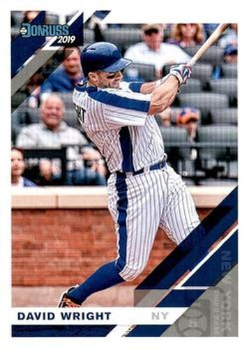 #92 David Wright - New York Mets - 2019 Donruss Baseball