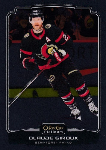 #92 Claude Giroux - Ottawa Senators - 2022-23 O-Pee-Chee Platinum Hockey