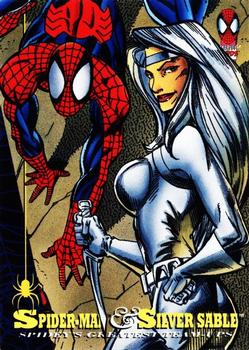 #92 Spider-Man / Silver Sable - 1994 Fleer The Amazing Spider-Man