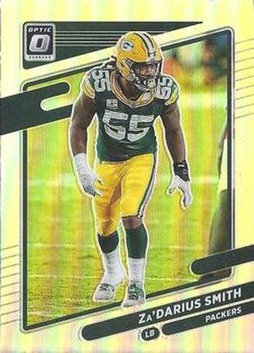 #92 Za'Darius Smith - Green Bay Packers - 2021 Donruss Optic - Holo Football