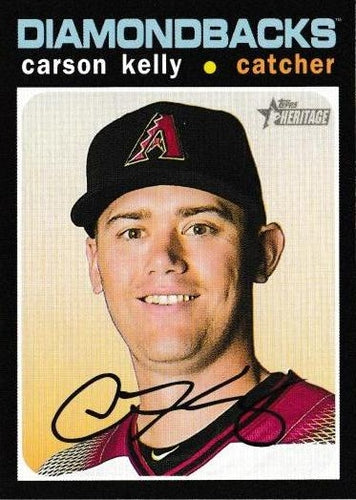 #92 Carson Kelly - Arizona Diamondbacks - 2020 Topps Heritage Baseball