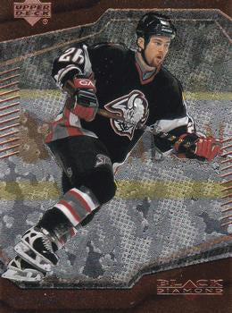 #92 Eric Boulton - Buffalo Sabres - 2000-01 Upper Deck Black Diamond Hockey