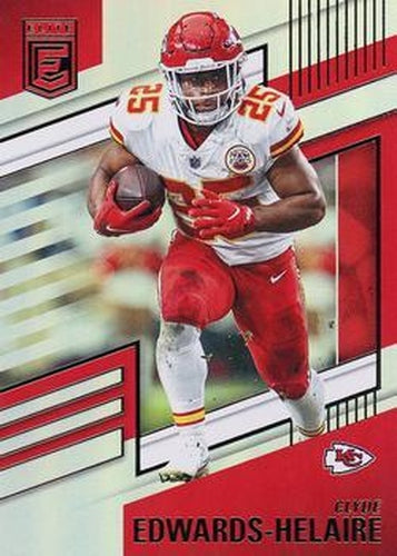 #92 Clyde Edwards-Helaire - Kansas City Chiefs - 2022 Donruss Elite Football