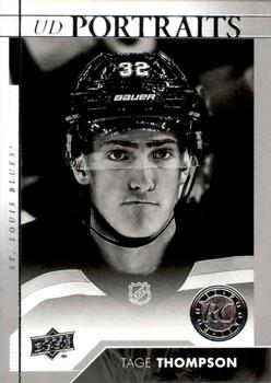 #P-92 Tage Thompson - St. Louis Blues - 2017-18 Upper Deck - UD Portraits Hockey