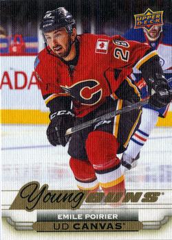 #C92 Emile Poirier - Calgary Flames - 2015-16 Upper Deck - UD Canvas Hockey