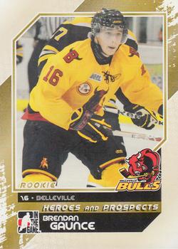 #92 Brendan Gaunce - Belleville Bulls - 2010-11 In The Game Heroes and Prospects Hockey