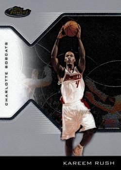 #92 Kareem Rush - Charlotte Bobcats - 2004-05 Finest Basketball