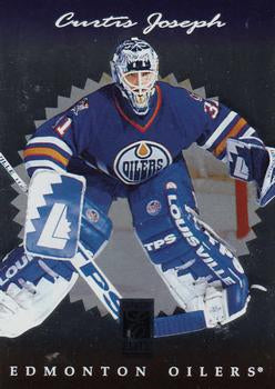 #92 Curtis Joseph - Edmonton Oilers - 1996-97 Donruss Elite Hockey