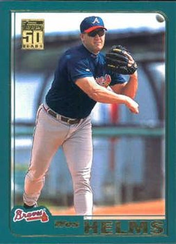 #T93 Wes Helms - Atlanta Braves - 2001 Topps Traded & Rookies Baseball