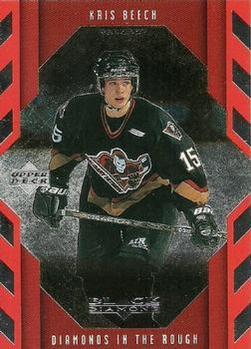 #93 Kris Beech - Calgary Hitmen - 1999-00 Upper Deck Black Diamond Hockey