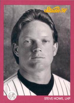 #93 Steve Howe - New York Yankees - 1991 Studio Baseball