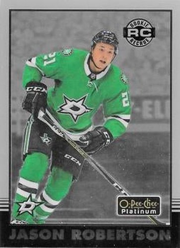 #R-93 Jason Robertson - Dallas Stars - 2020-21 O-Pee-Chee Platinum - Retro Hockey