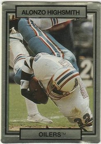 #93 Alonzo Highsmith - Houston Oilers - 1990 Action Packed Football