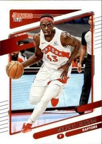 #93 Pascal Siakam - Toronto Raptors - 2021-22 Donruss Basketball