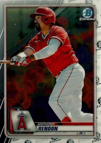#93 Anthony Rendon - Los Angeles Angels - 2020 Bowman Chrome Baseball