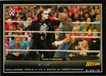 #93 Sting - 2015 Topps WWE Road to Wrestlemania Wrestling