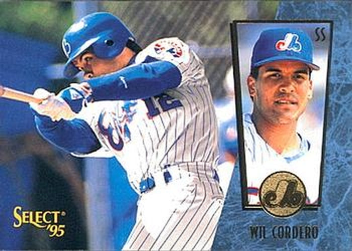 #93 Wil Cordero - Montreal Expos - 1995 Select Baseball