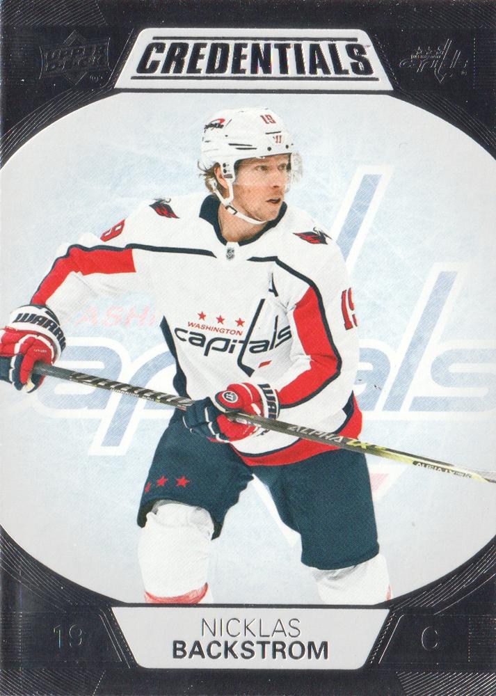 #93 Nicklas Backstrom - Washington Capitals - 2022-23 Upper Deck Credentials Hockey