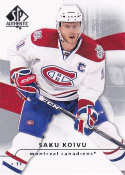 #14 Saku Koivu - Montreal Canadiens - 2008-09 SP Authentic Hockey