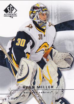 #15 Ryan Miller - Buffalo Sabres - 2008-09 SP Authentic Hockey