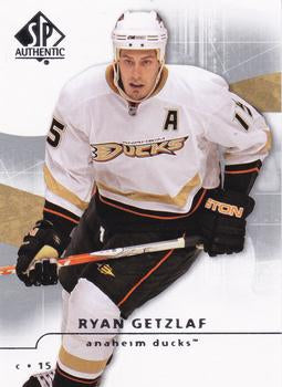 #16 Ryan Getzlaf - Anaheim Ducks - 2008-09 SP Authentic Hockey