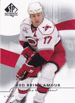 #17 Rod Brind'Amour - Carolina Hurricanes - 2008-09 SP Authentic Hockey