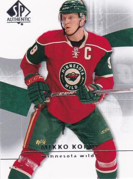 #28 Mikko Koivu - Minnesota Wild - 2008-09 SP Authentic Hockey