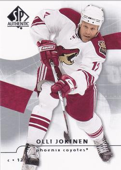 #31 Olli Jokinen - Phoenix Coyotes - 2008-09 SP Authentic Hockey