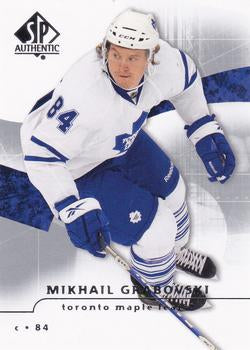 #42 Mikhail Grabovski - Toronto Maple Leafs - 2008-09 SP Authentic Hockey